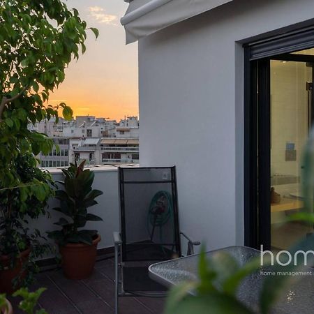 Ferienwohnung 59M² Homm Loft- Penthouse With Acropolis View,2Ppl Athen Exterior foto