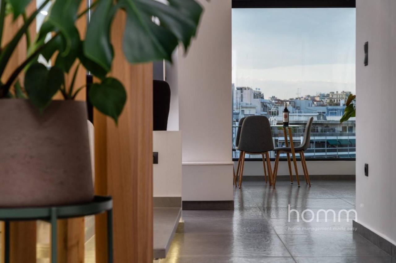 Ferienwohnung 59M² Homm Loft- Penthouse With Acropolis View,2Ppl Athen Exterior foto